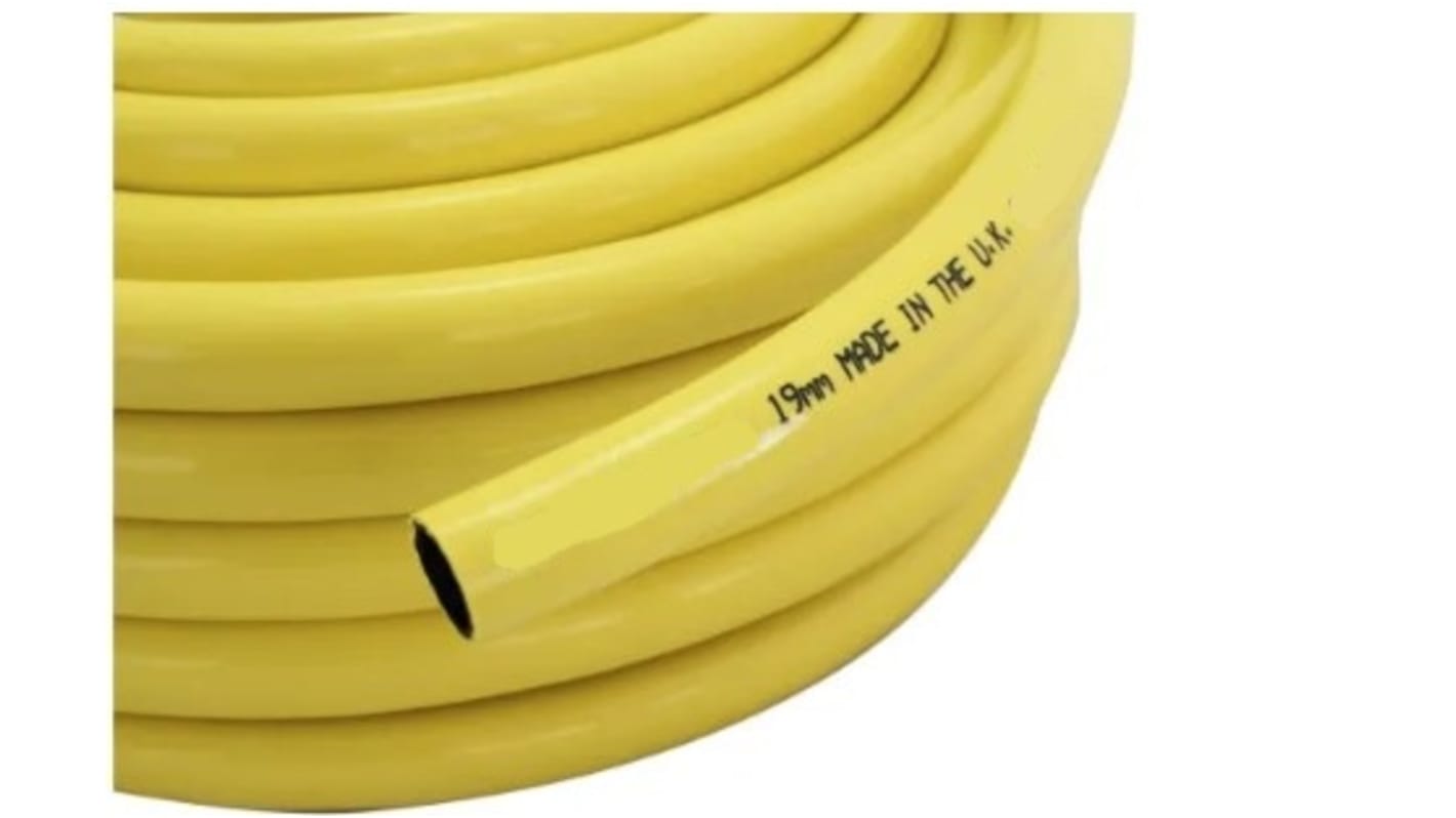 Manguera flexible reforzada RS PRO de PVC Amarillo, long. 50m, Ø int. 12.5mm, para Riego