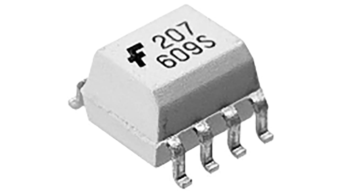 onsemi, HCPL0601R2 DC Input Logic Gate Output Optocoupler, Surface Mount, 8-Pin SOIC