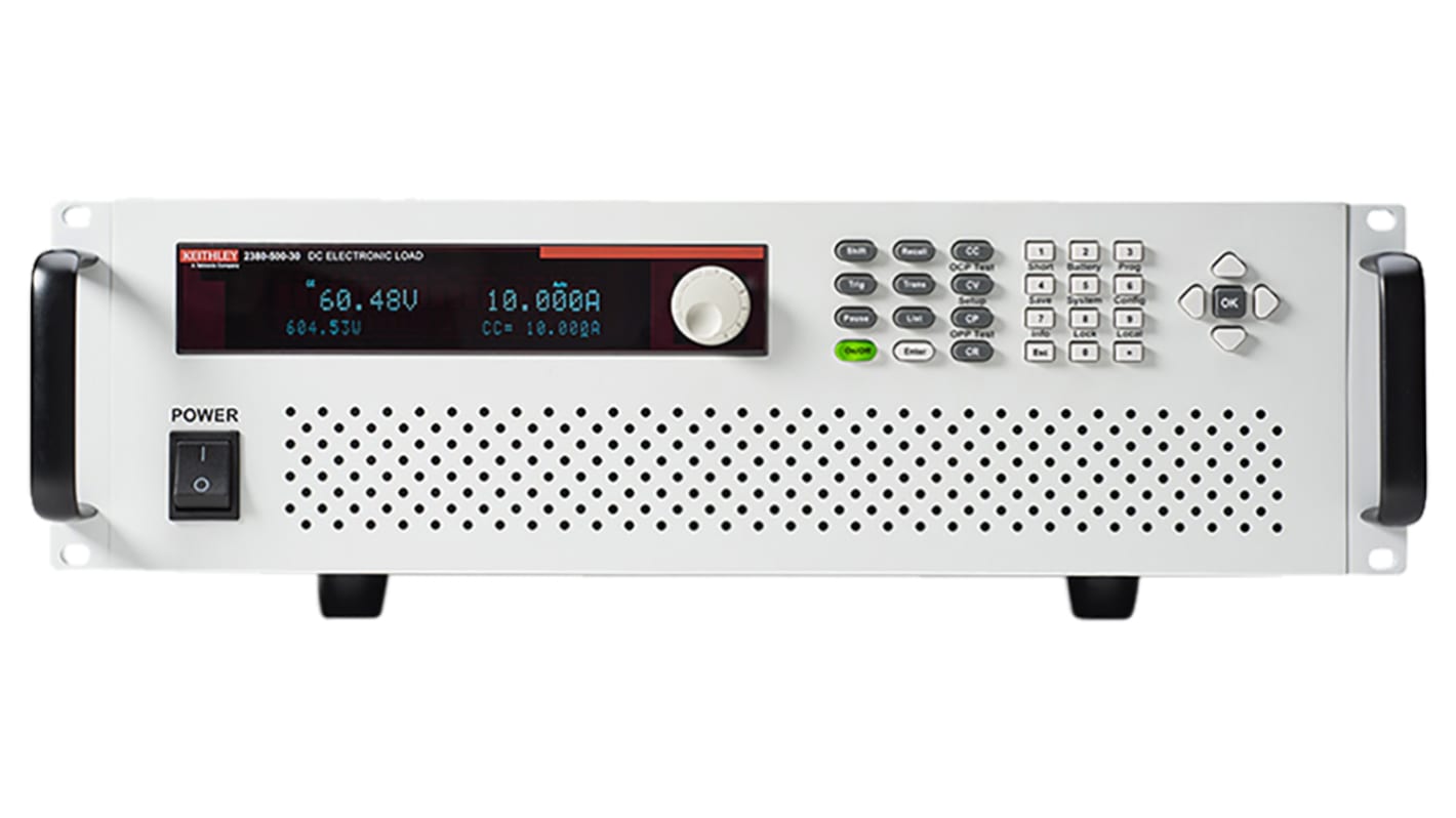 Carga electrónica dc Keithley 2380 3 U, 0 → 500 V / 0 → 30 A / Máximo de 750 W