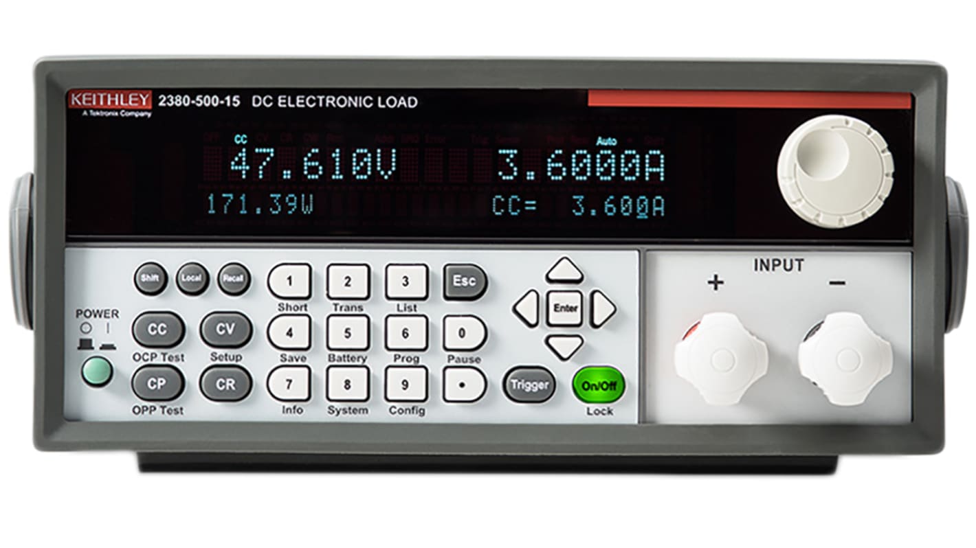 Elektroniczne obciążenie DC Keithley 2380 stała moc 0 → 200 W stały prąd 0 → 15 A rozmiar 2 U