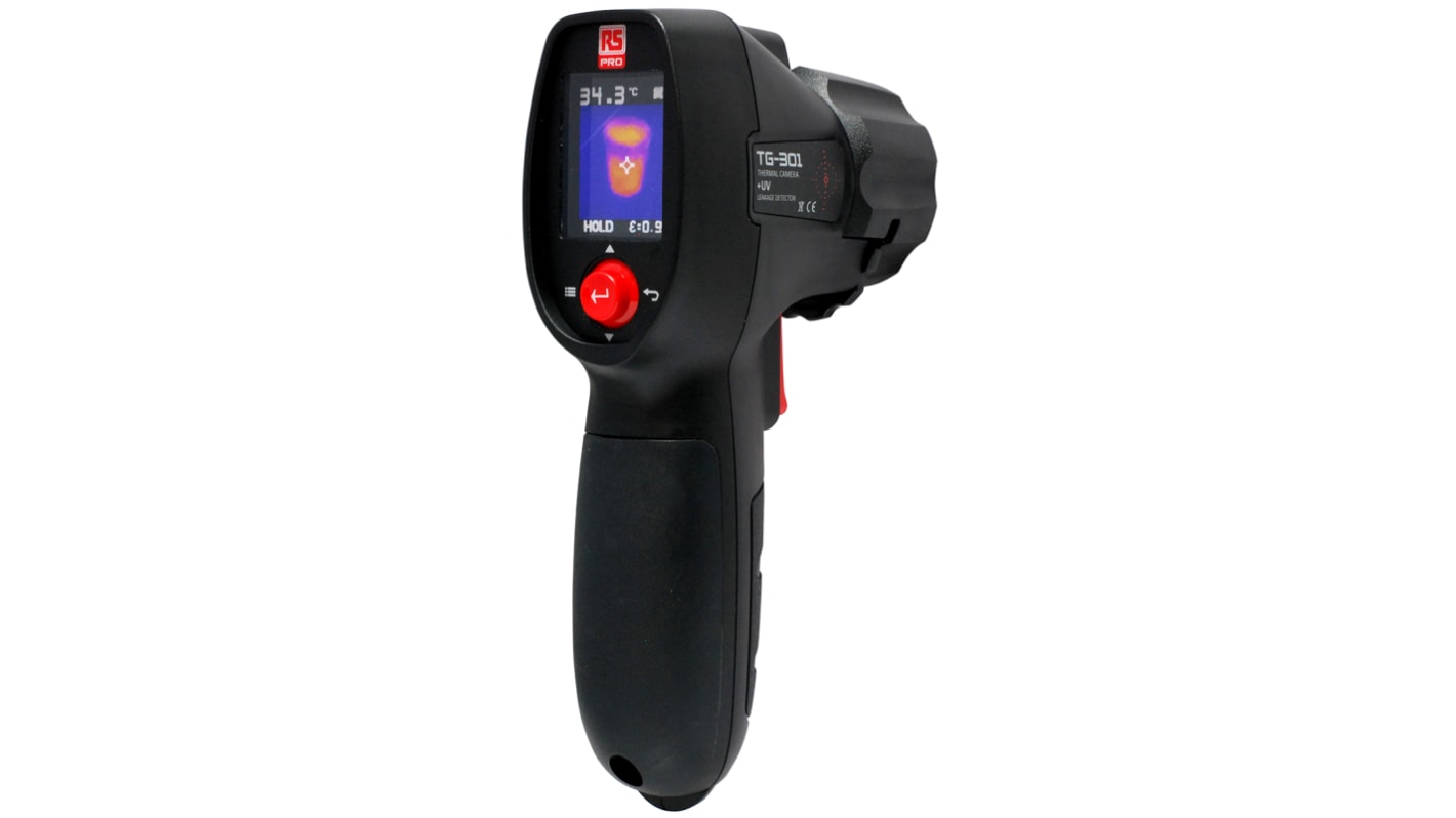 Termómetro por infrarrojos RS PRO, calibrado RS a +650°C, precisión ±3 °C