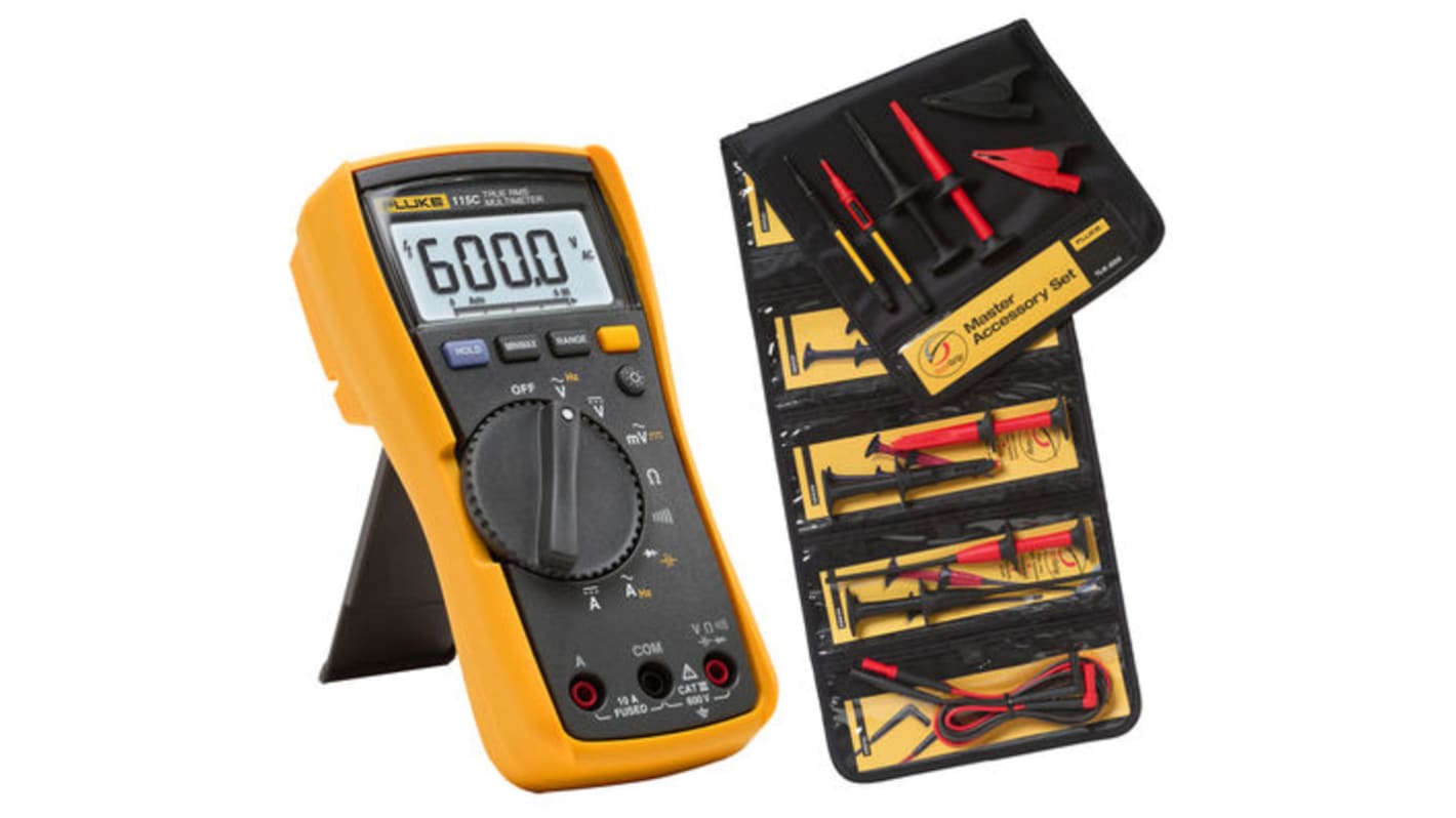 Kit multimètre Electrique, électronique Fluke 115, Etalonné RS