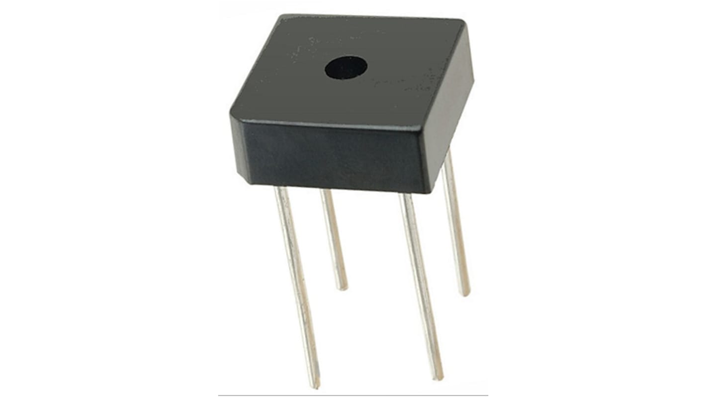 HY Electronic Corp Brückengleichrichter, 1-phasig 10A 1000V THT 1.1V BR-8 4-Pin 1mA Siliziumverbindung