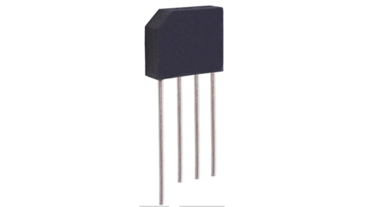 HY Electronic Corp Bridge Rectifier, 2A, 600V, 4-Pin