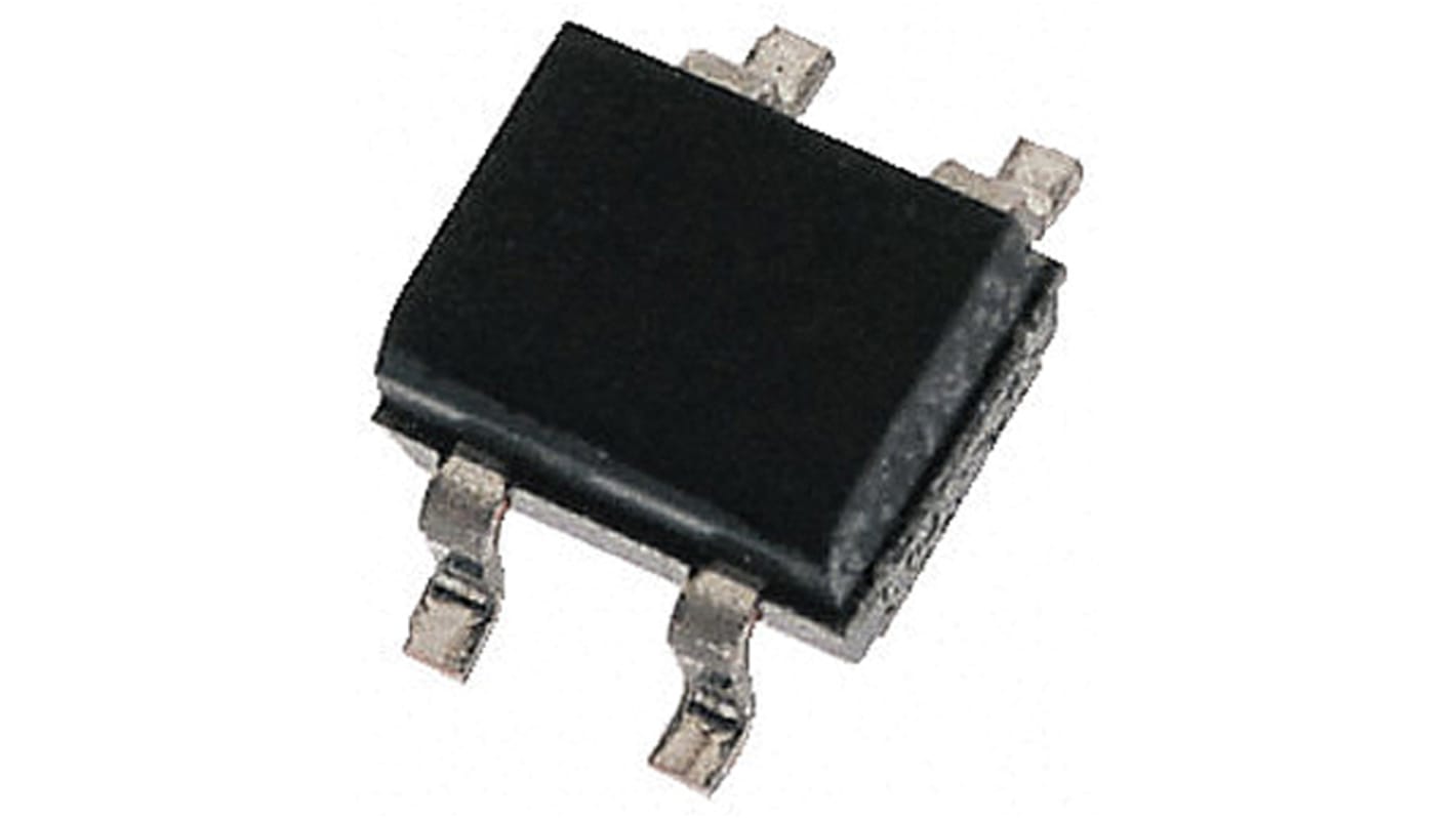 HY Electronic Corp Brückengleichrichter, 1-phasig 800mA 600V SMD 1.1V ABS 4-Pin 500μA Siliziumverbindung