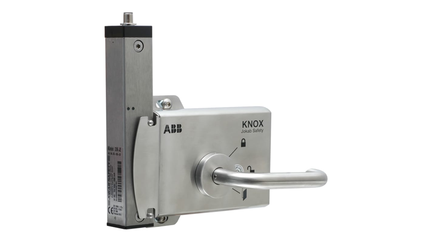 Interruptor de bloqueo ABB Knox, 24V dc, Alimentación para bloquear, alimentación para desbloquear, IP65