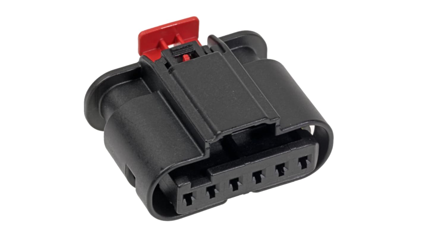 Conector de automoción Molex MXP120 34900 Hembra de 6 vías en 1 fila, 13A, terminación: Crimpado