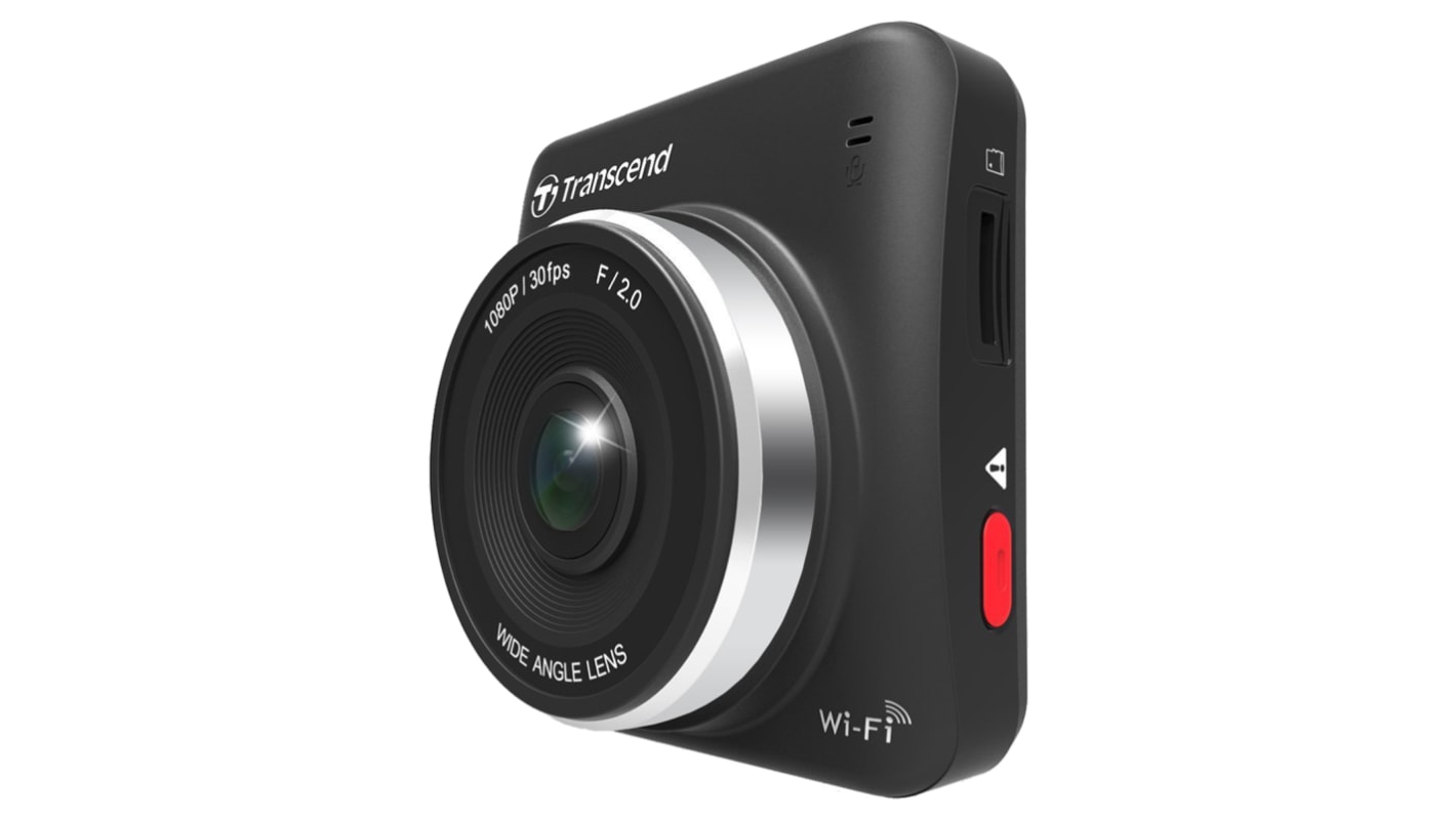 Dash Cam Transcend 2.4poll, risoluzione 1920 x 1080pixels, con microfono, visione notturna