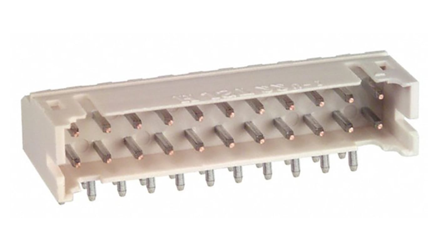 JST PHD Leiterplatten-Stiftleiste gewinkelt, 22-polig / 2-reihig, Raster 2.0mm, Kabel-Platine, Lötanschluss-Anschluss,