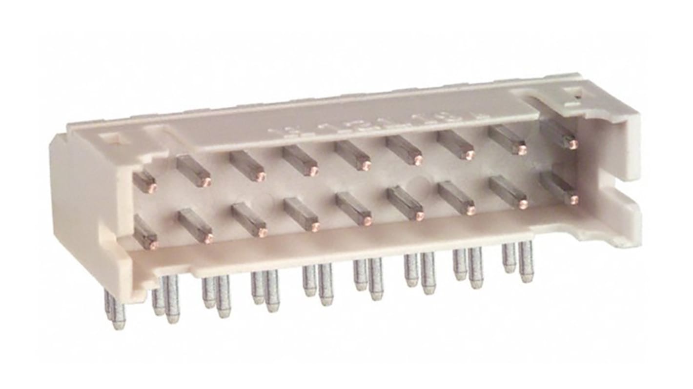 Conector macho para PCB Ángulo de 90° JST serie PHD de 18 vías, 2 filas, paso 2.0mm, para soldar, Montaje en orificio