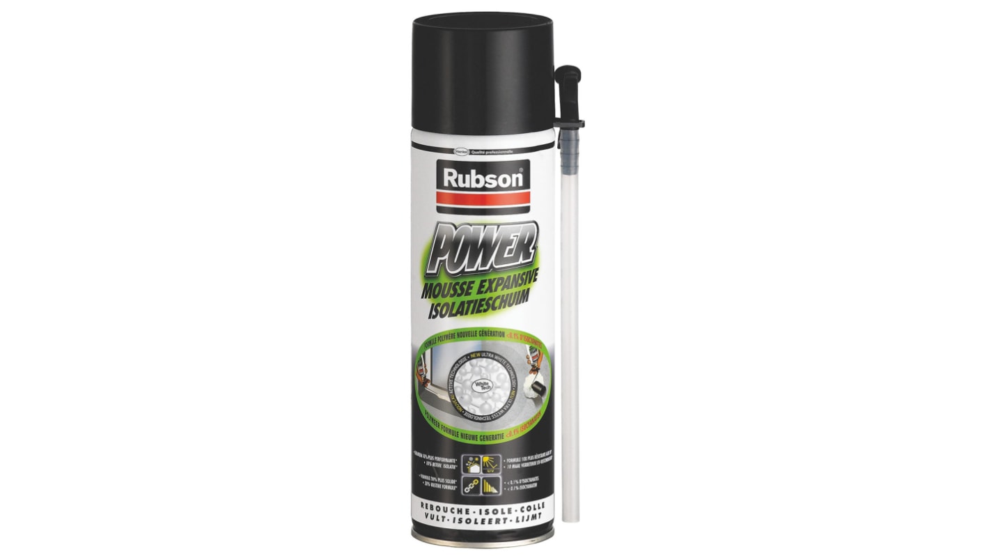 Rubson power mousse expansive, Mousse polyuréthane Loctite Blanche Aérosol  500 ml