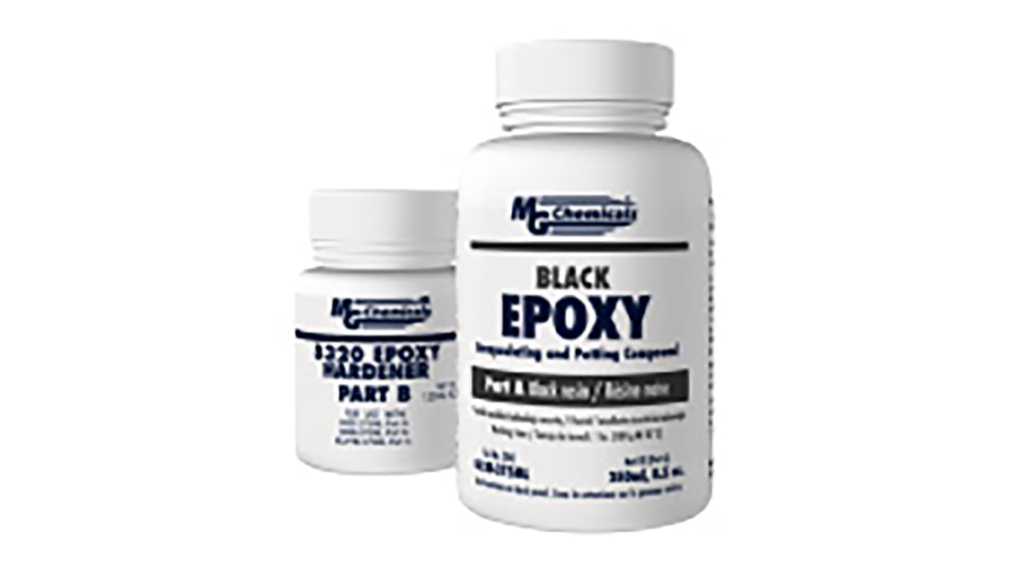 MG Chemicals 832B-375ML Black Epoxy Epoxy Resin Adhesive 375 ml