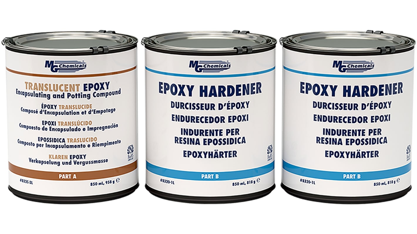 Boîte de Résine Epoxy Translucide 3 L