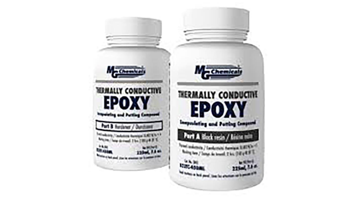 MG Chemicals 832TC450ML Black Epoxy Epoxy Resin Adhesive 450 ml RS