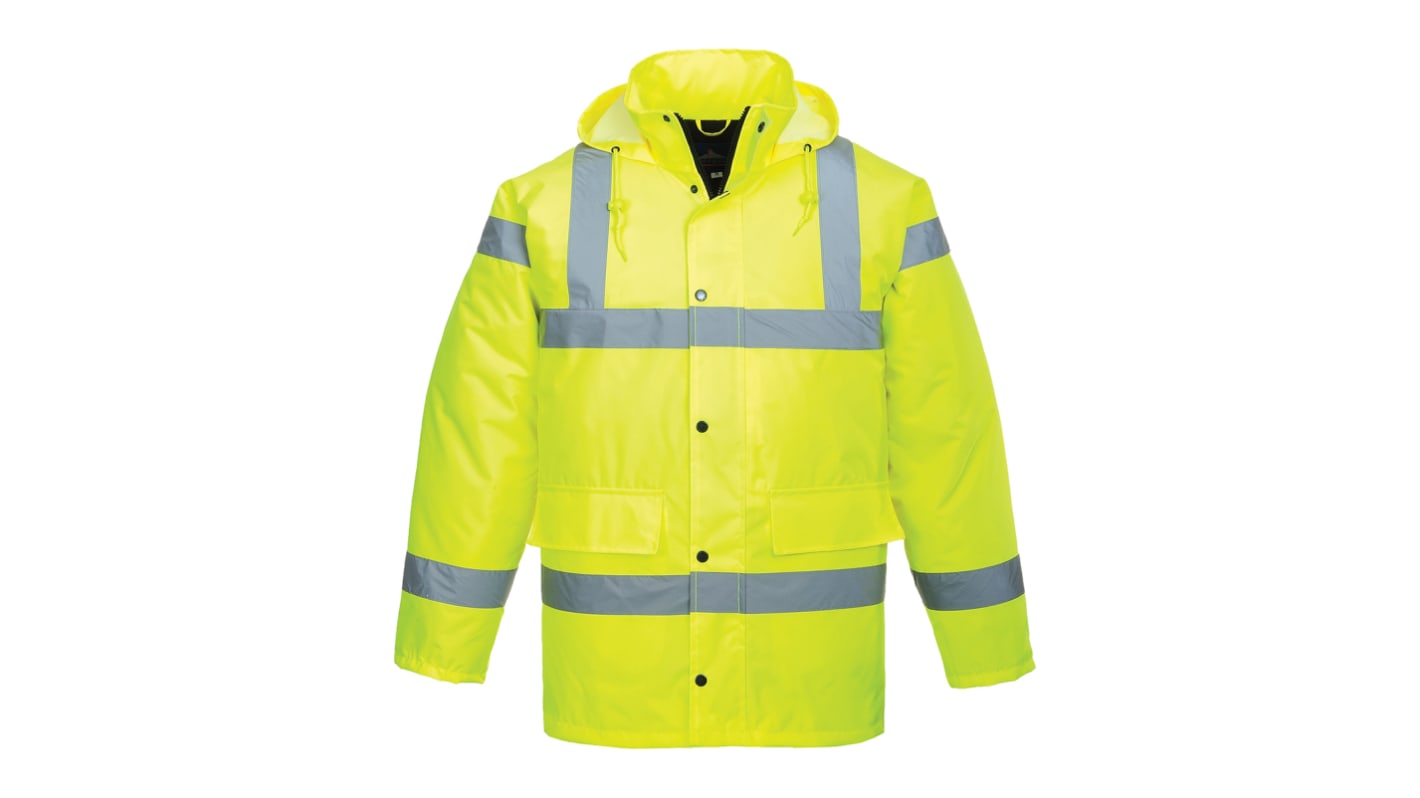 RS PRO Yellow Men Hi Vis Traffic Jacket, XXL