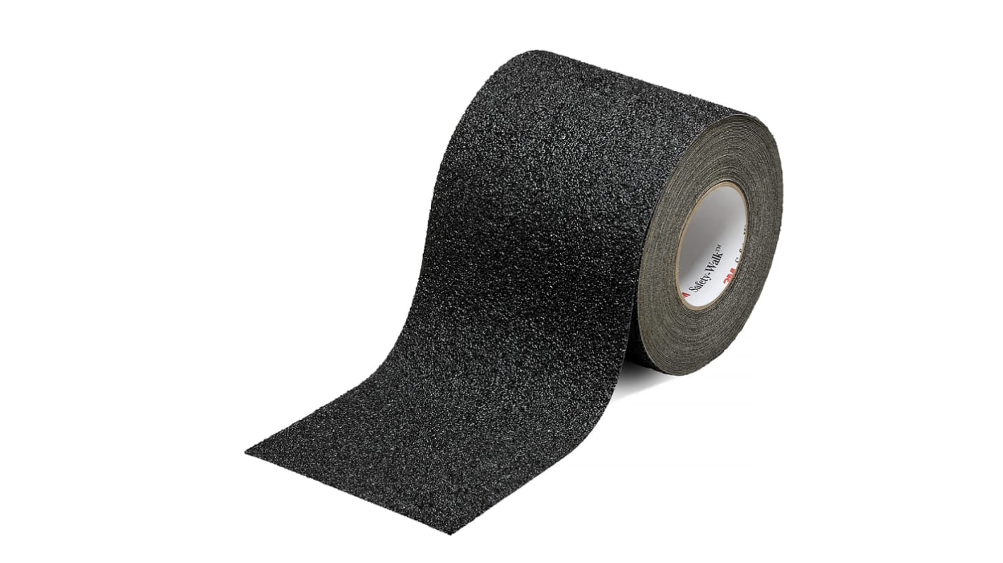 3M BADC Black PVC 20m Anti-slip Hazard Tape, 1.48mm Thickness