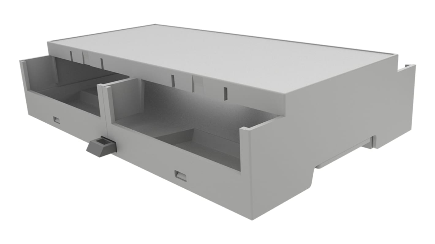 Contenitore guida DIN Italtronic serie 8M XTS Compact, Grigio, ABS, 90 x 32.2mm