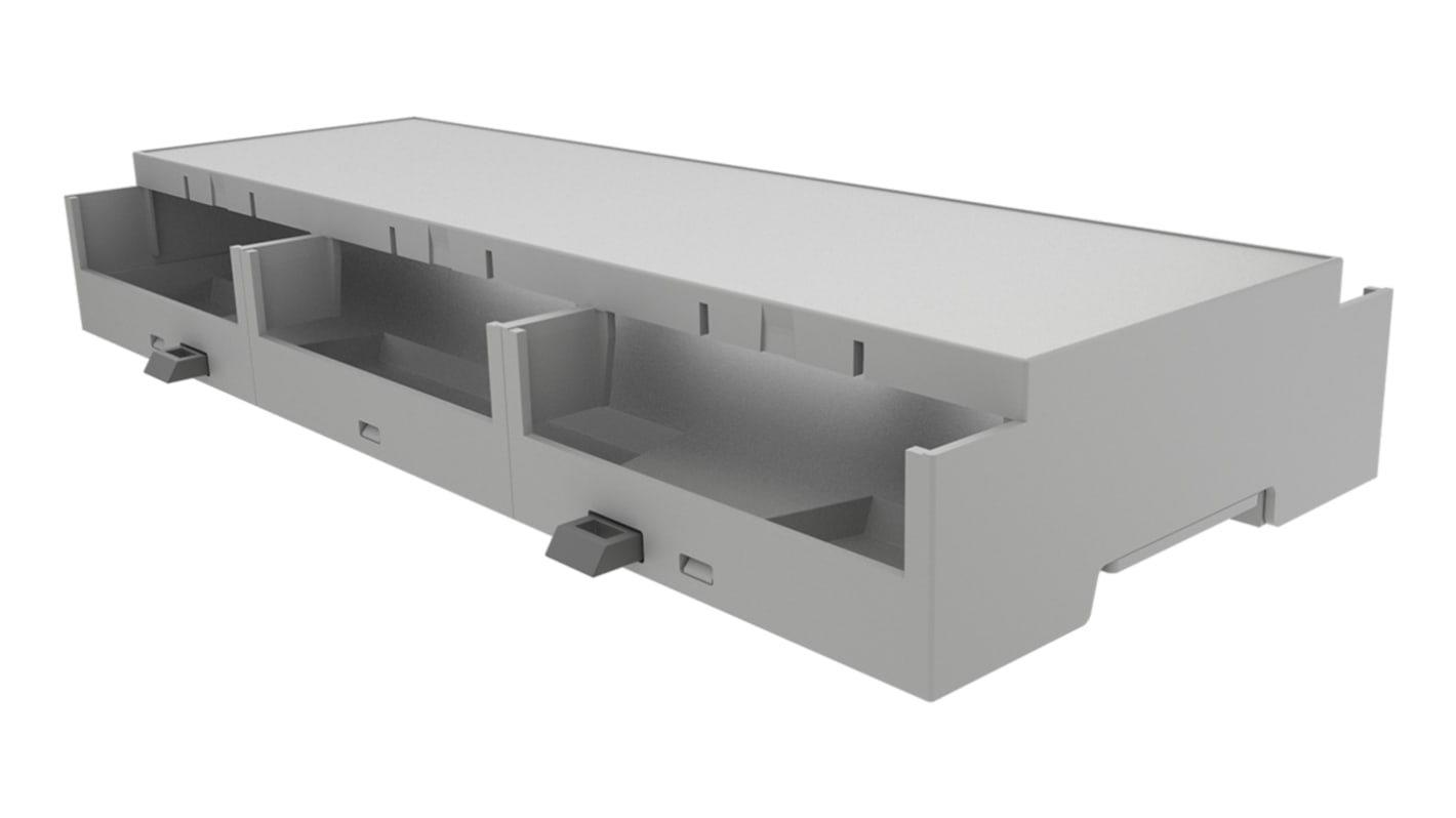 Obudowa DIN 90mm Obudowa szyny DIN 90 x 32.2mm materiał: ABS Płytka drukowana Italtronic