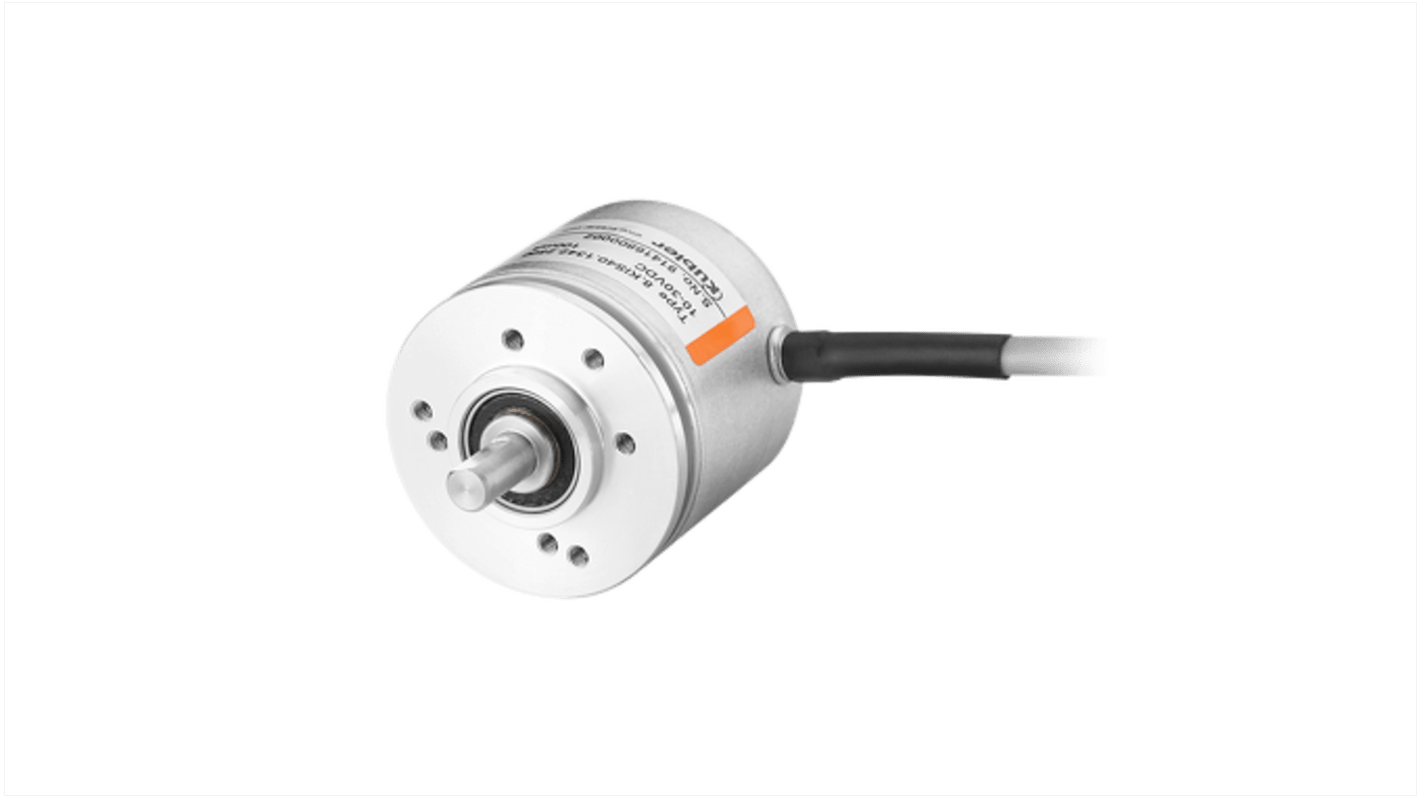 Encoder incremental Kübler serie KIS40, 360 impulsos/rev, salida Pulsar Tirar, 10 → 30 V dc, IP64