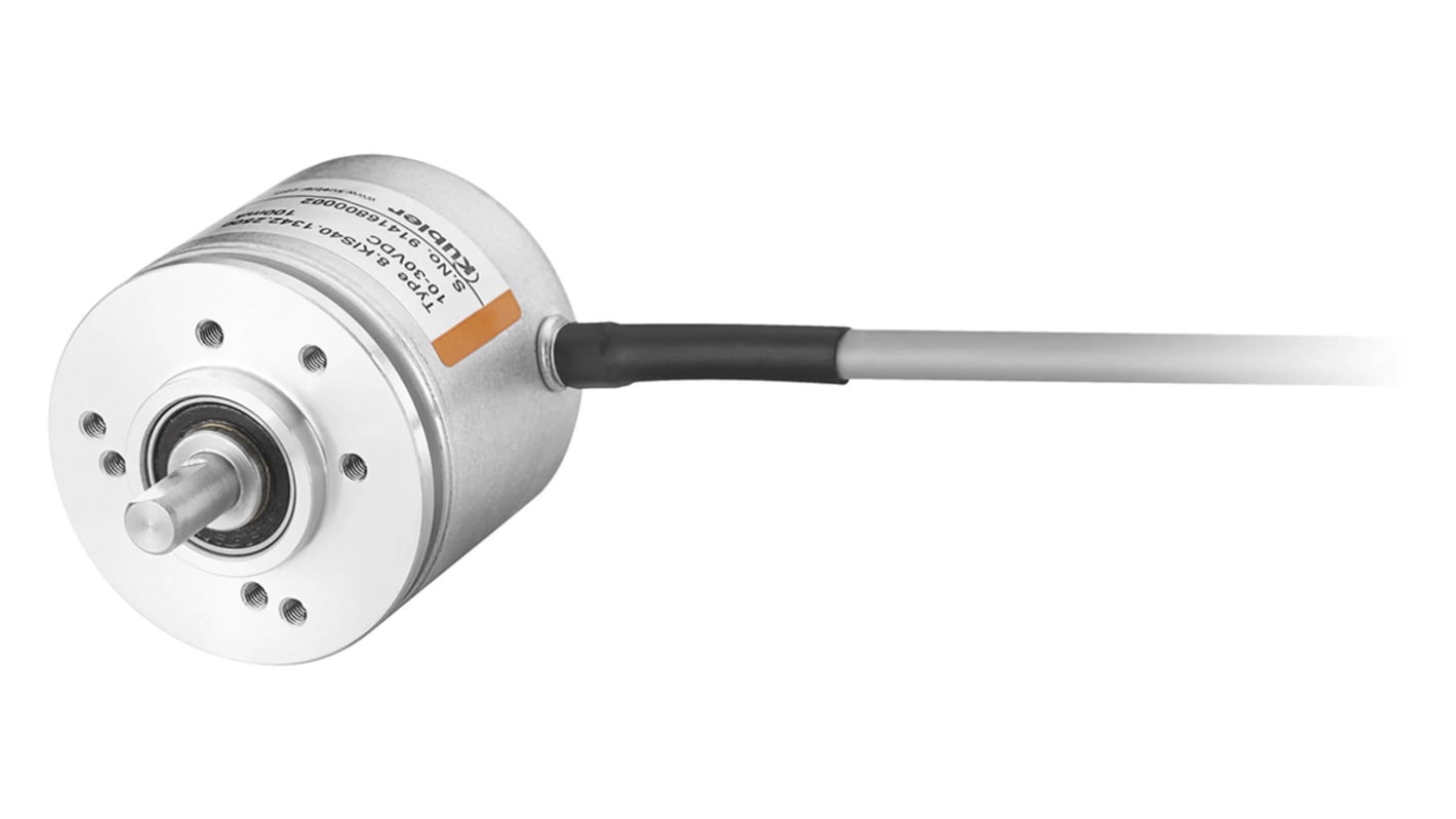 Kübler KIS40 Series Incremental Incremental Encoder, 2048 ppr, Push Pull Signal, Solid Type, 6mm Shaft