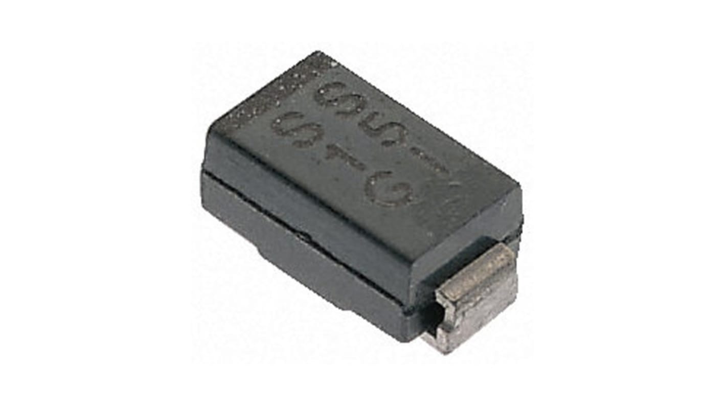 Diodo, RGF1D-E3/67A, 1A, 200V Conexión de silicio, 150ns, DO-214BA, 2-Pines 1.3V, Rectificador de conmutación rápida