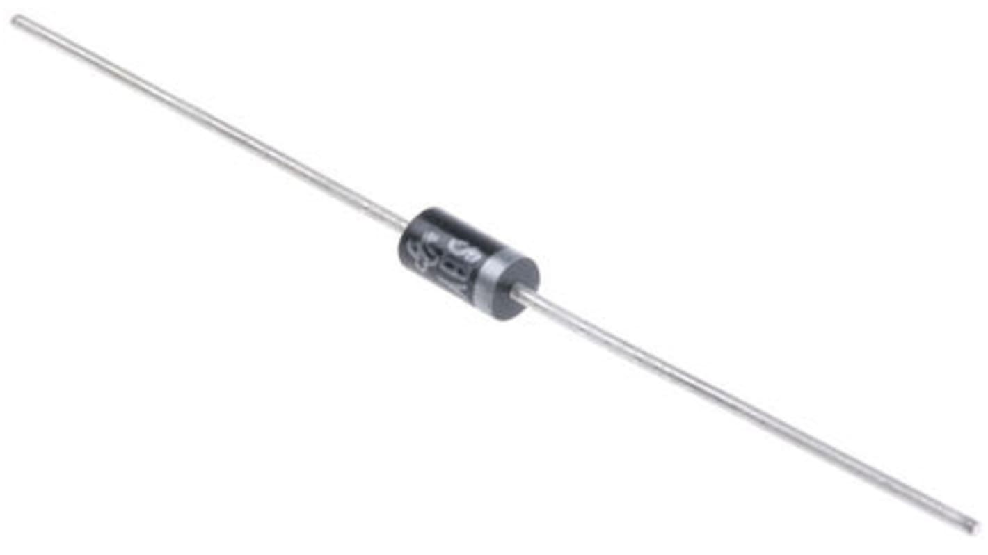 Vishay THT Ultraschneller Gleichrichter Diode, 100V / 2A, 2-Pin DO-15