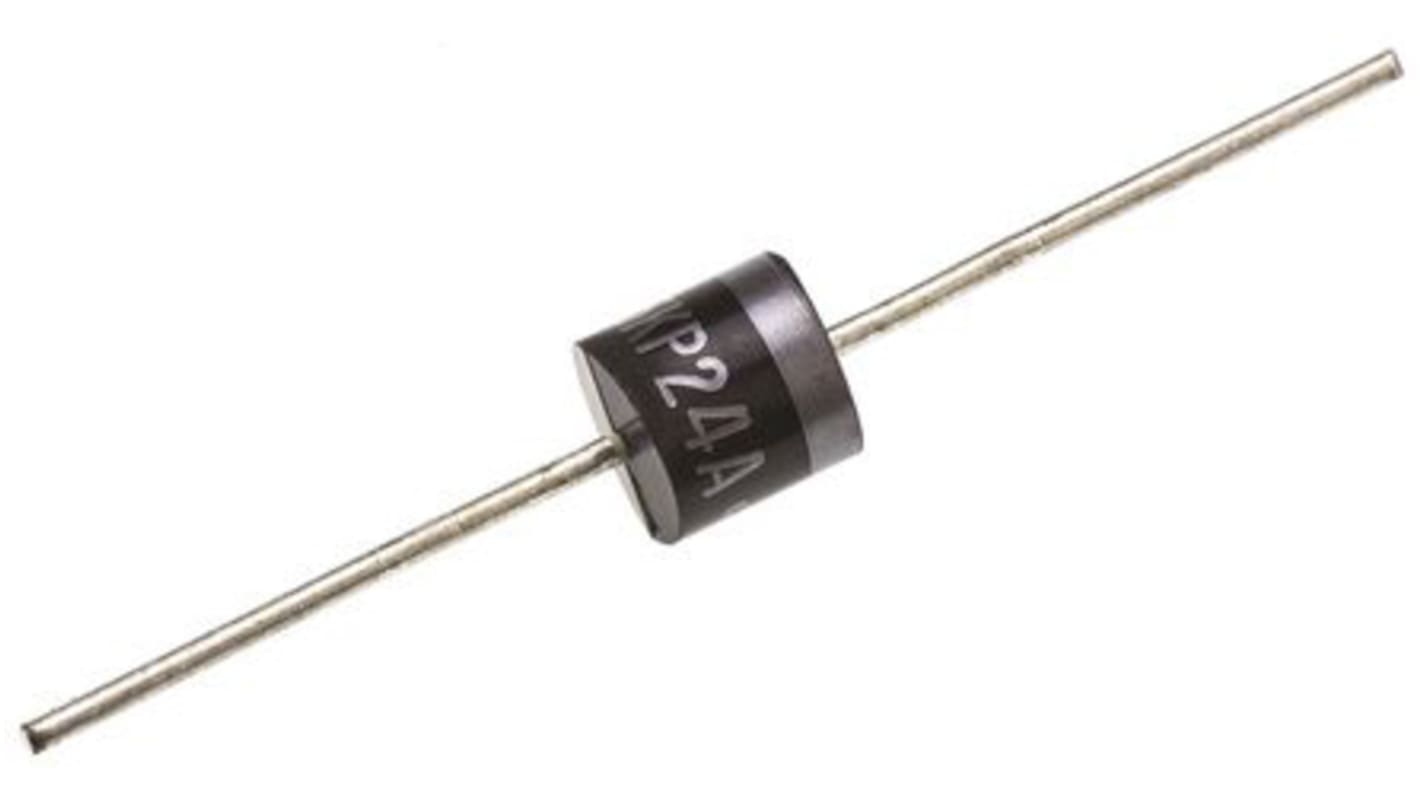 Diode TVS Unidirectionnel, claq. 26.7V, 38.9V P600, 2 broches, dissip. 5000W