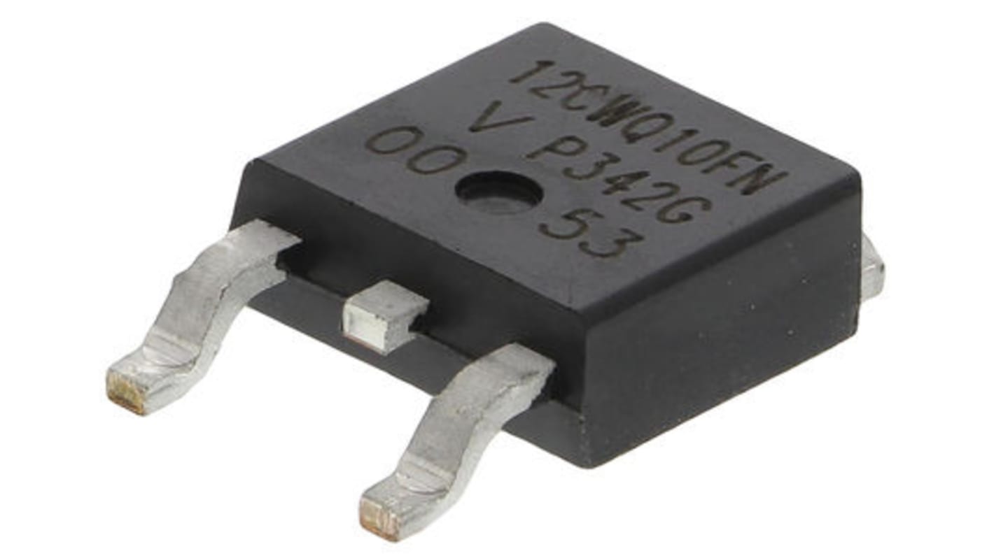 Vishay 100V 12A, Dual Schottky Diode, 3-Pin DPAK VS-12CWQ10FNPBF