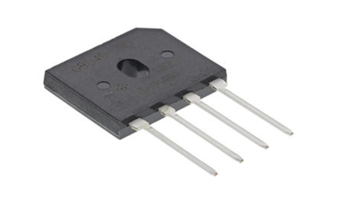 Vishay Bridge Rectifier, 4A, 200V, 4-Pin