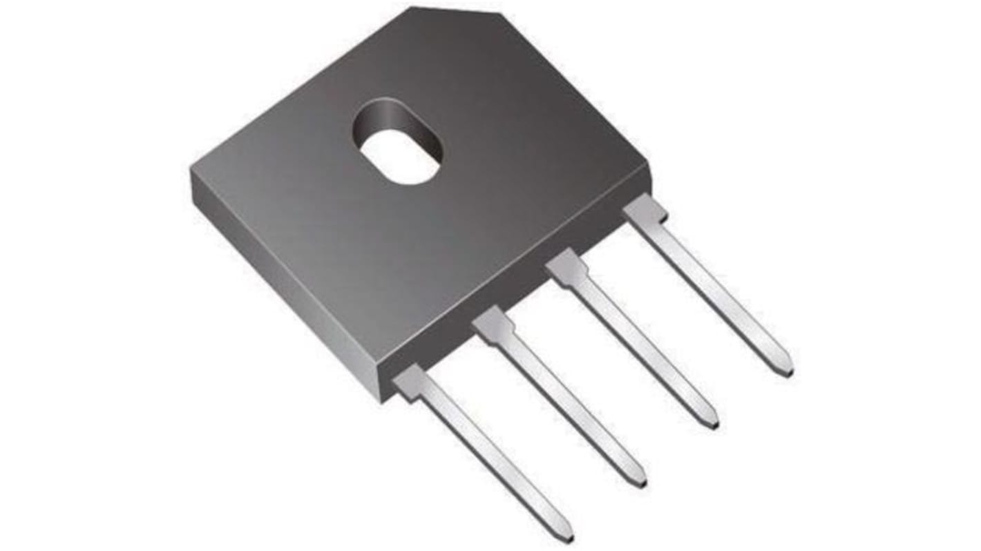 Vishay Bridge Rectifier, 6A, 800V, 4-Pin