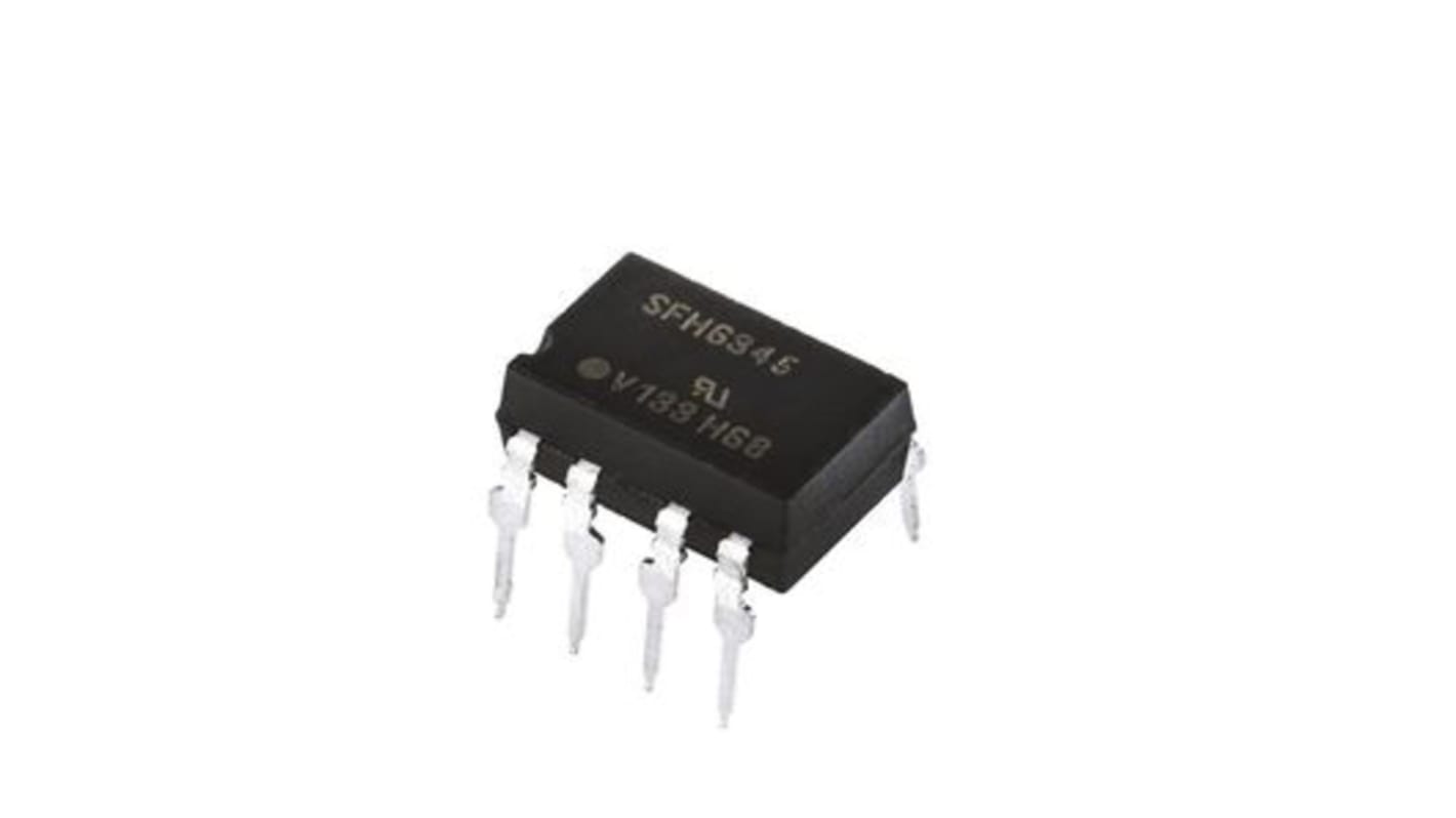 Vishay, SFH6345 DC Input Transistor Output Optocoupler, Through Hole, 8-Pin PDIP