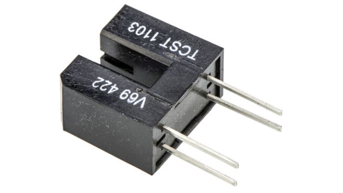 Vishay THT Phototransistor Gabel-Lichtschranke, Anstieg 10 μ / Fallzeit 8μs, 4-Pin