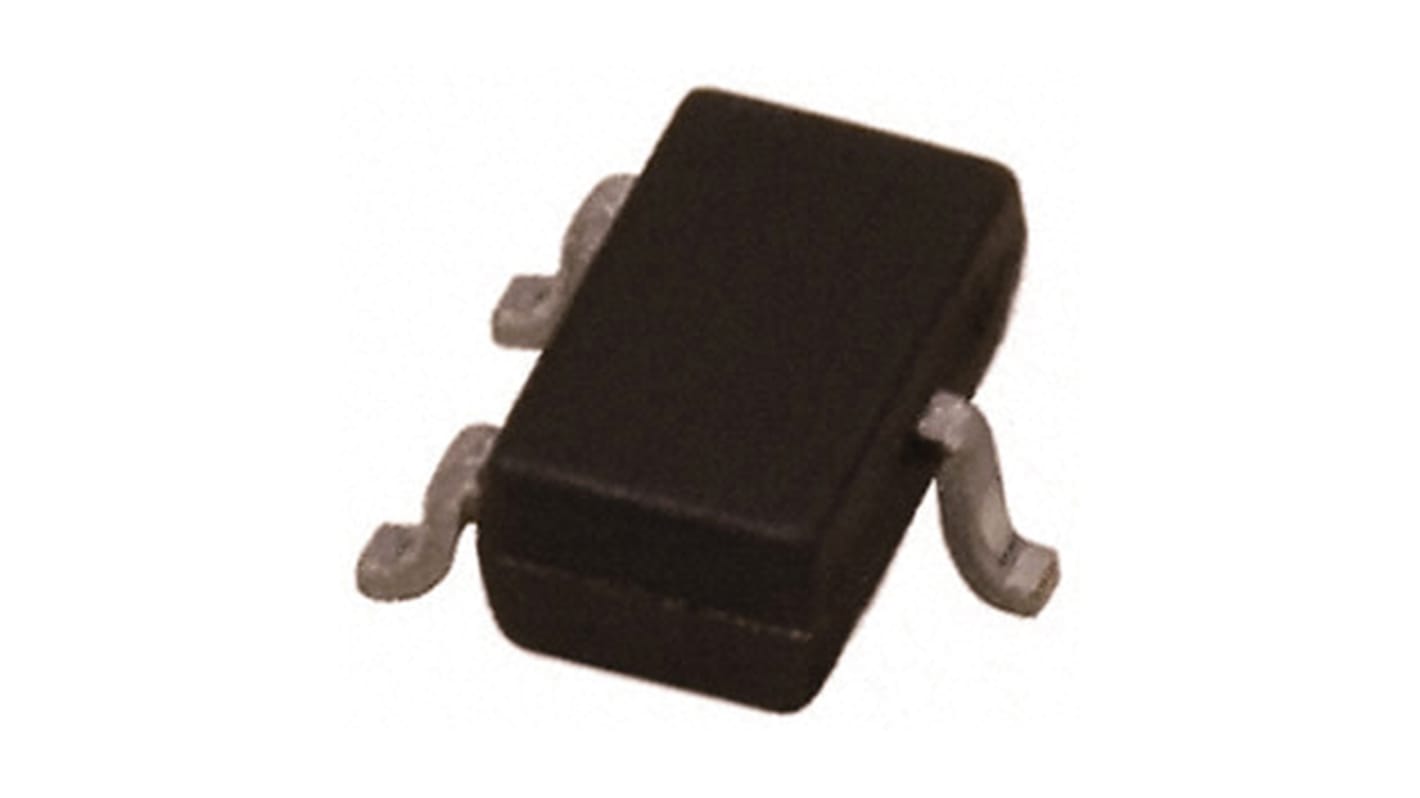 MOSFET Vishay, canale P, 112 mΩ, 2,3 A, SOT-23, Montaggio superficiale