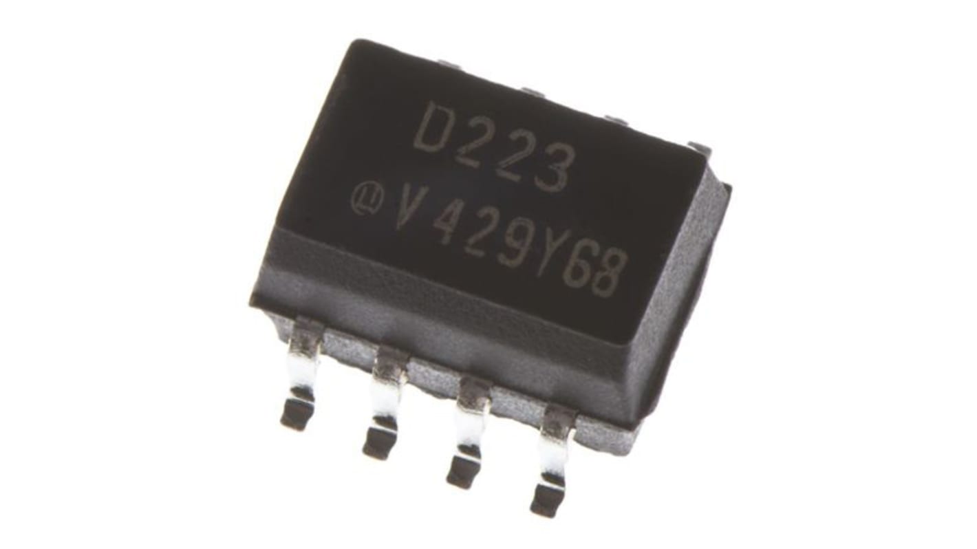 Vishay ILD SMD Dual Optokoppler DC-In / Darlington-Out, 8-Pin SOIC, Isolation 4000 V ac