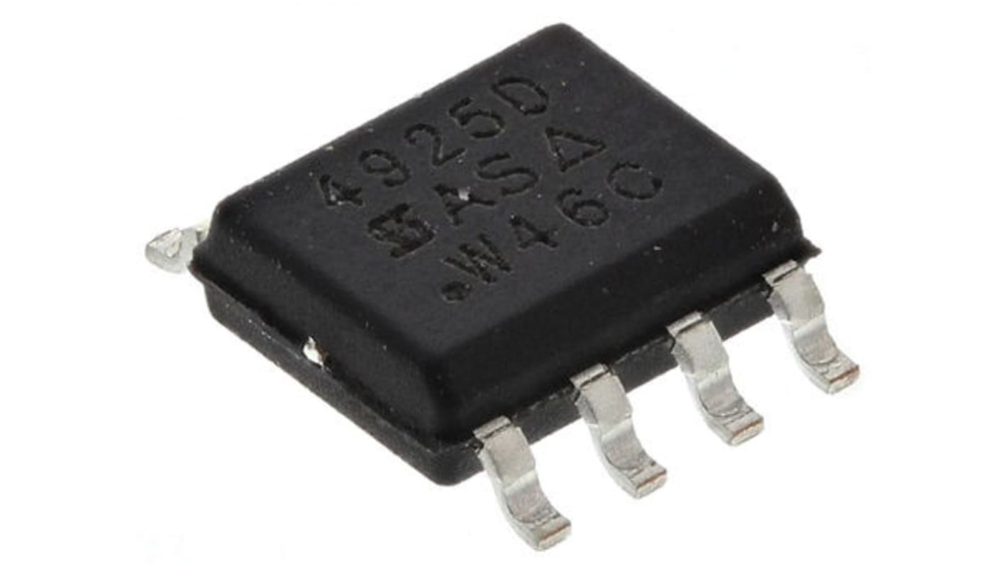 MOSFET Vishay, canale P, 41 mΩ, 8 A, SOIC, Montaggio superficiale