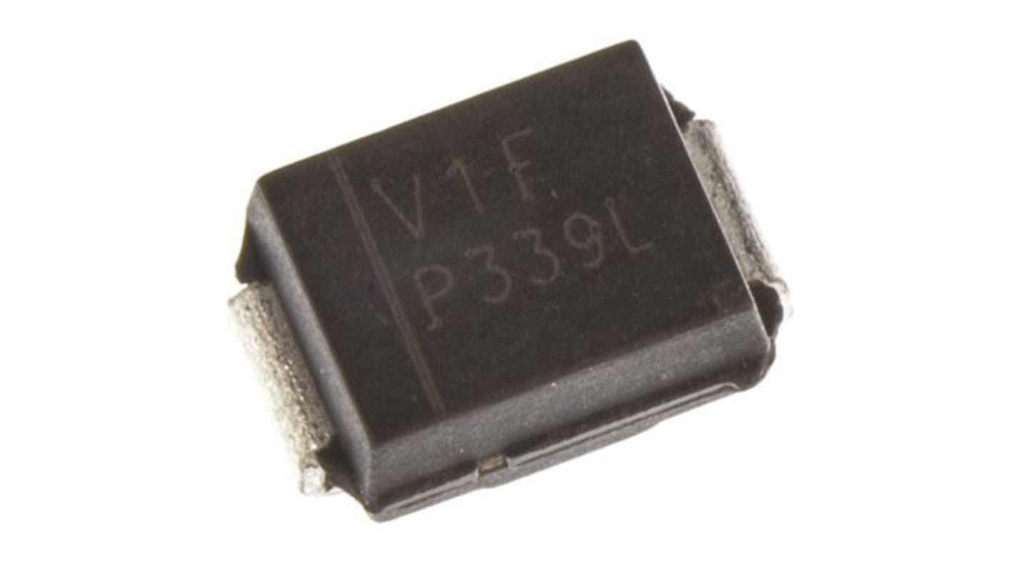 Vishay SMD Schottky Diode, 40V / 1A, 2-Pin DO-214AA (SMB)