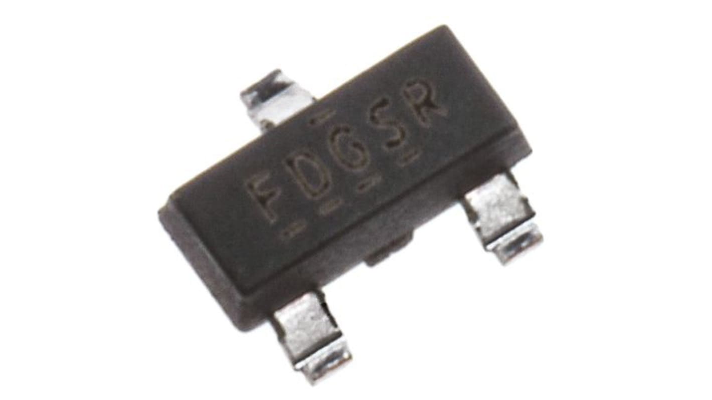 MOSFET Infineon, canale P, 50 mΩ, 4,3 A, SOT-23, Montaggio superficiale