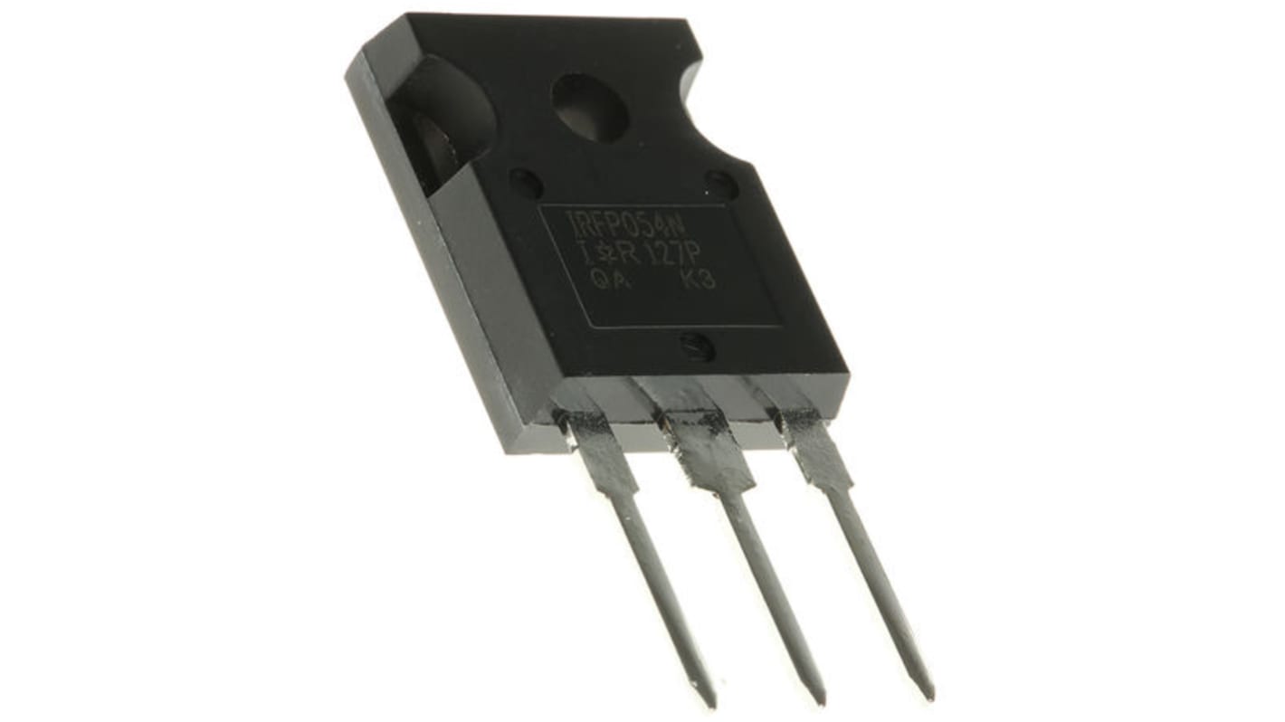 N-Channel MOSFET, 81 A, 55 V, 3-Pin TO-247AC Infineon IRFP054NPBF