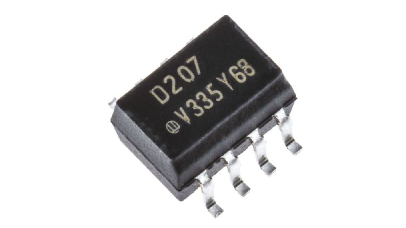 Vishay SMD Dual Optokoppler DC-In / Transistor-Out, 8-Pin SOIC, Isolation 4000 V ac