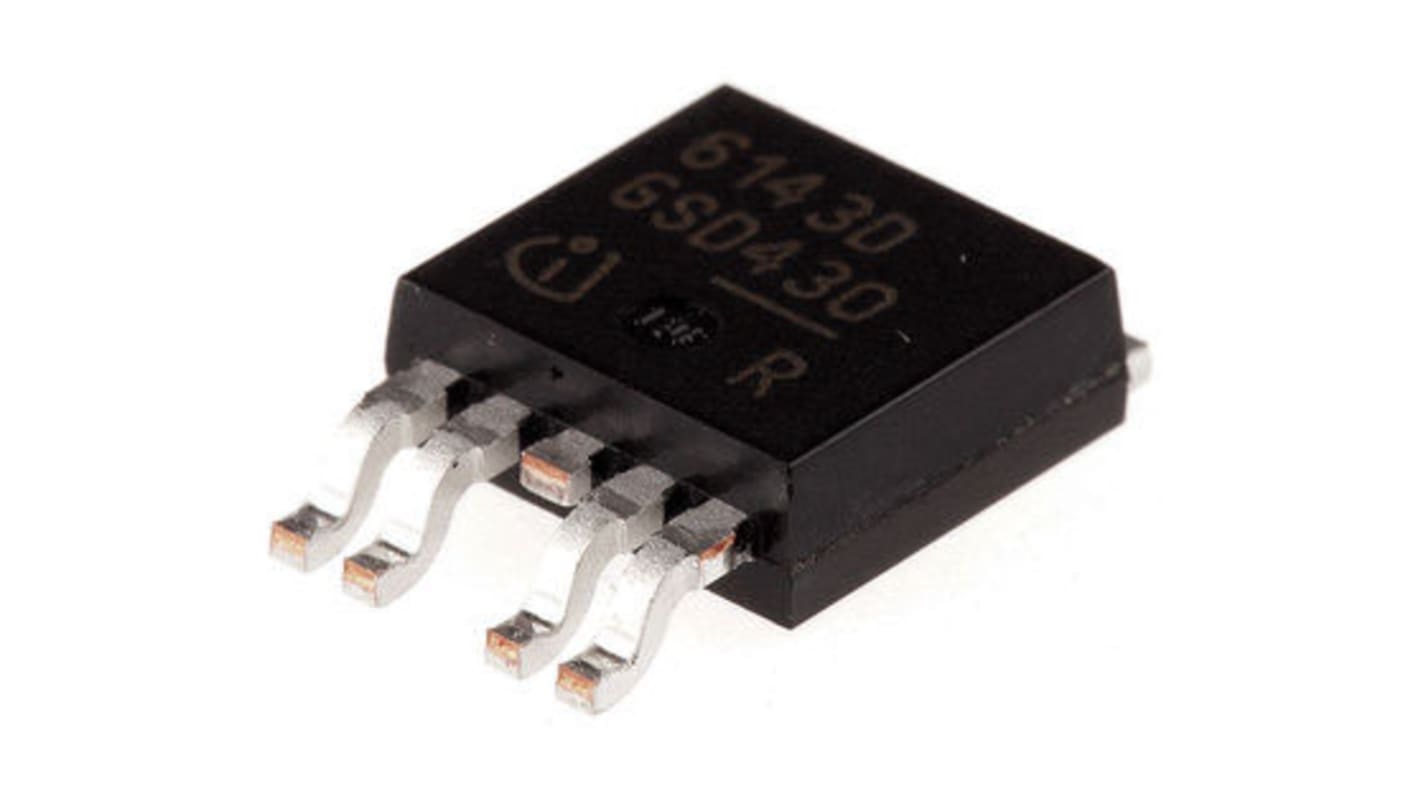 Switch di alimentazione CI Infineon High side, TO-252, 5 pin, 38 V, 41A, 24mΩ