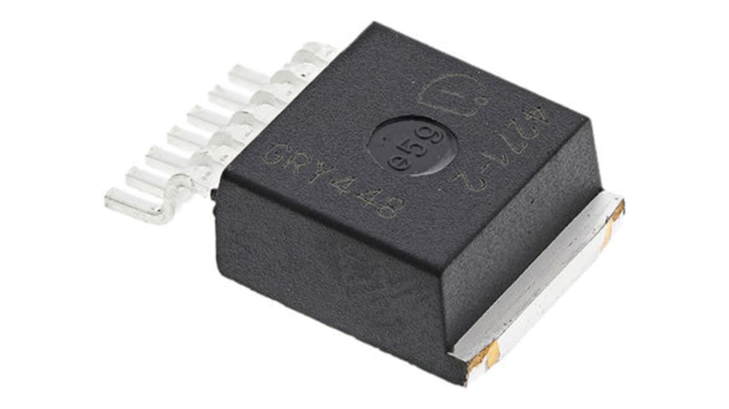 Infineon 電圧レギュレータ 低ドロップアウト電圧 4.9 → 5.1 V, 7-Pin, TLE42712GATMA1