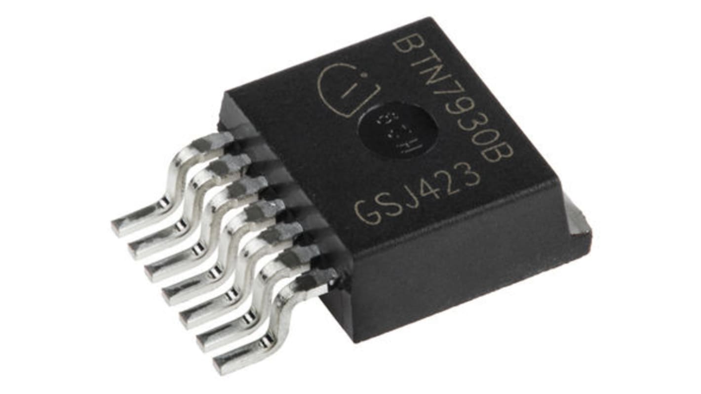 Infineon Motor Driver IC BTN7930BAUMA1, 20A, 25kHz, TO-263, 7-Pin, BLDC, Halbbrücke