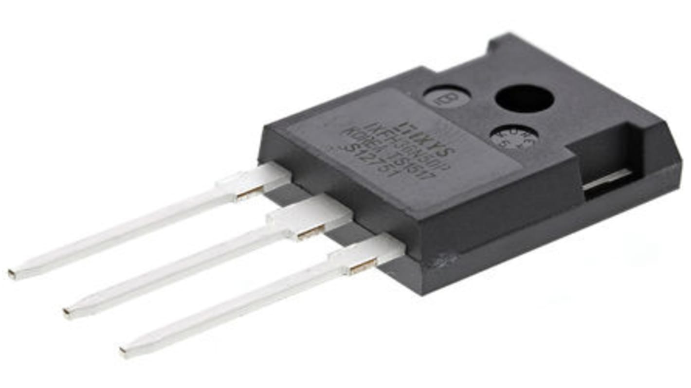 MOSFET, 1 elem/chip, 36 A, 500 V, 3-tüskés, TO-247AD HiperFET, Polar Egyszeres Si