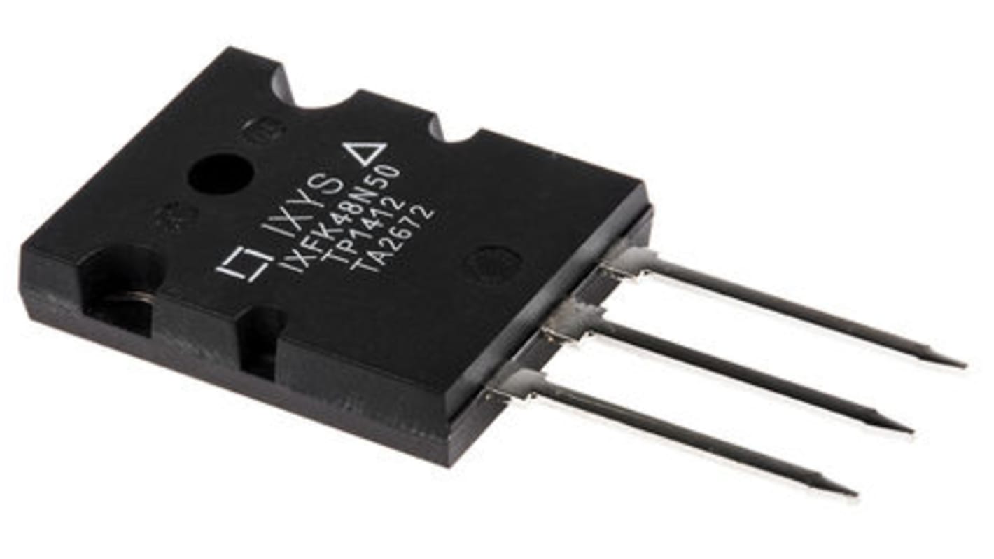 N-Channel MOSFET, 48 A, 500 V, 3-Pin TO-264AA IXYS IXFK48N50