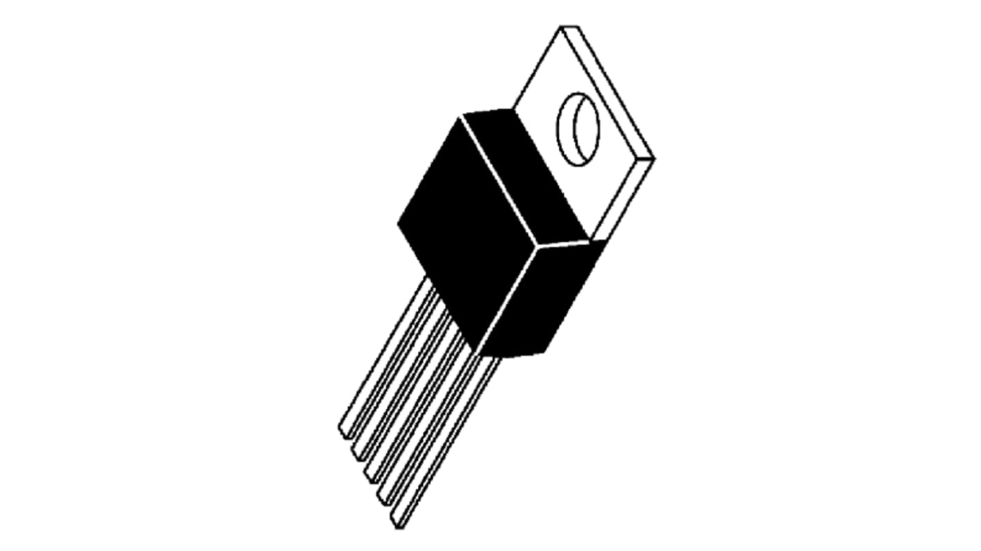 Texas Instruments, LM2596T-12/NOPB Step-Down Switching Regulator, 1-Channel 3A 5-Pin, TO-220