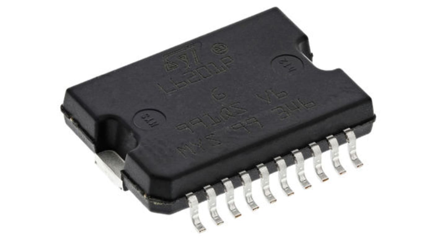 Motor Driver STMicroelectronics c.c. con spazzole, Full bridge, PowerSO, 20-Pin