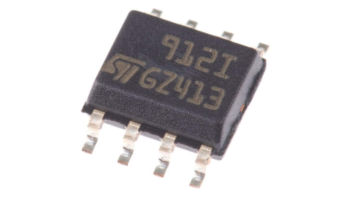 STMicroelectronics オペアンプ, 表面実装, 2回路, ±2電源, 単一電源, TS912ID