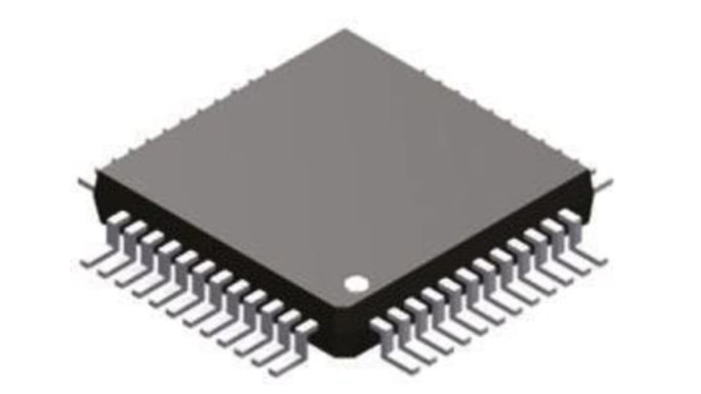 Microcontrolador STMicroelectronics STM8S208CBT6, núcleo STM8 de 8bit, RAM 6 kB, 24MHZ, LQFP de 48 pines