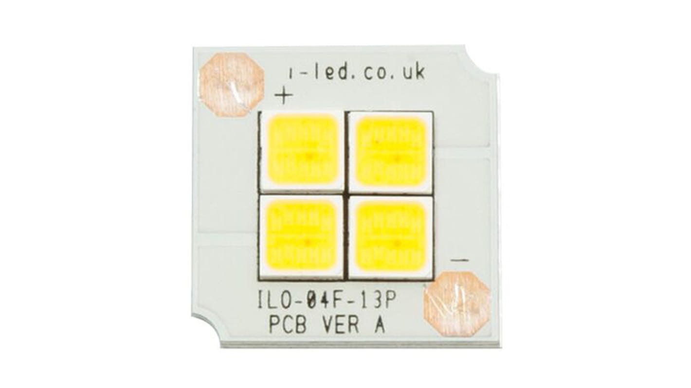 Intelligent LED Solutions DURIS S 8 SCOB-LED, 3000K, 2632 lm, Weiß, 600mA, 19 x 19 x 1.4mm, 13mm, 120°, Ra 80