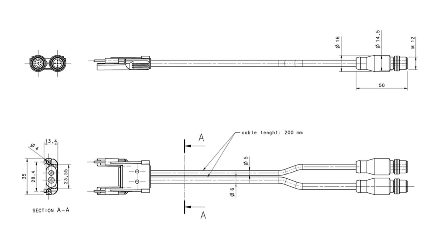 ABB Sensor/aktuatorkabel